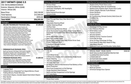 2017 INFINITI QX60 Base