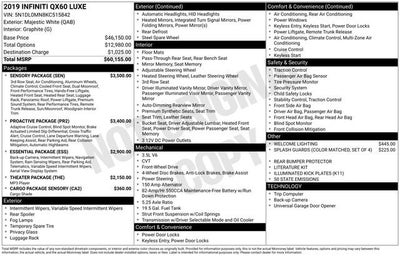 2019 INFINITI QX60 LUXE