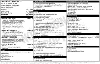 2019 INFINITI QX60 LUXE