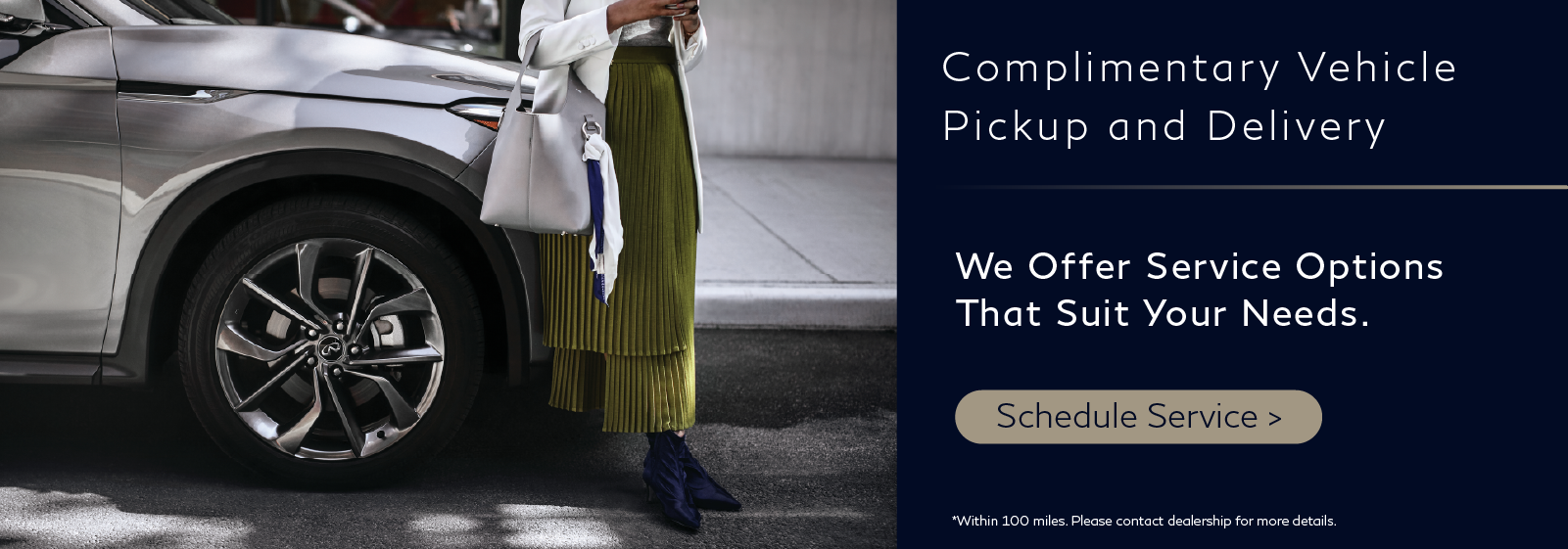 Comlimentary Vehicle Pickup